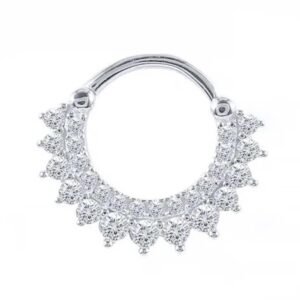 Arete de Plata 925 Zirconias Helix Ear cuff Unitalla
