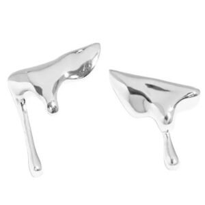 Aretes de Plata 925 Zirconias miel Pendientes