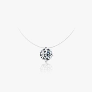 Collar de Plata 925 Zirconias Círculo