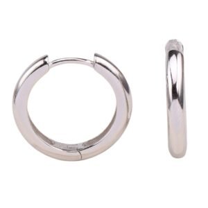 Aretes de Plata 925 Aros Hoops de Diferentes Tamaños