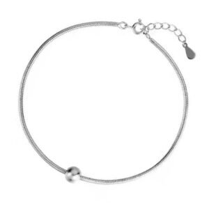 Pulsera de Plata 925 Perla cultivada Rectangular Ajustable